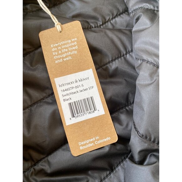 NWT Krimson Klover Nordic Switchback Jacket W's S Insulated Wool Black MSRP$219 - Picture 9 of 17
